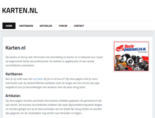Tablet Screenshot of karten.nl
