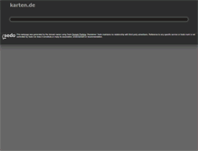 Tablet Screenshot of karten.de